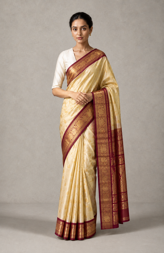 Madhavaram handloom saree