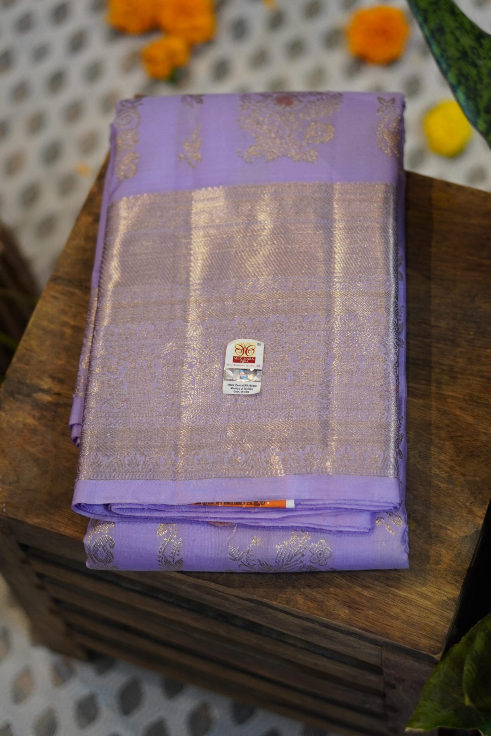 Kanjeevaram Saree - Lavender