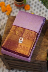 Kanjeevaram Saree – Liliac/Purple