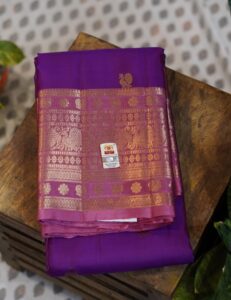 Kanjeevaram Saree – Purple & Mauve