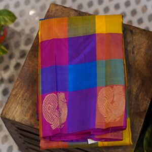 Madhavaram Saree – Madras Checks