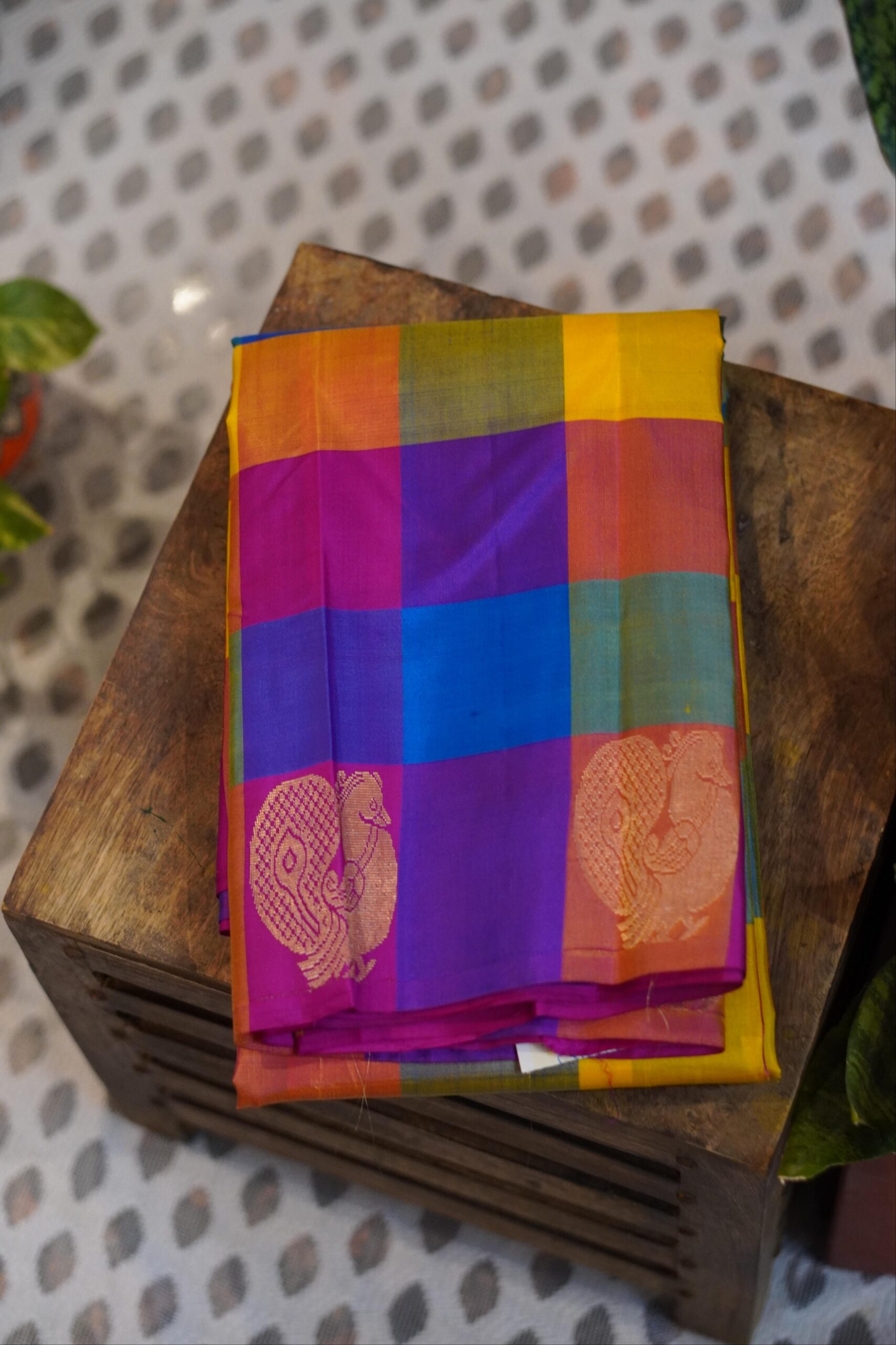 Madhavaram Saree – Madras Checks