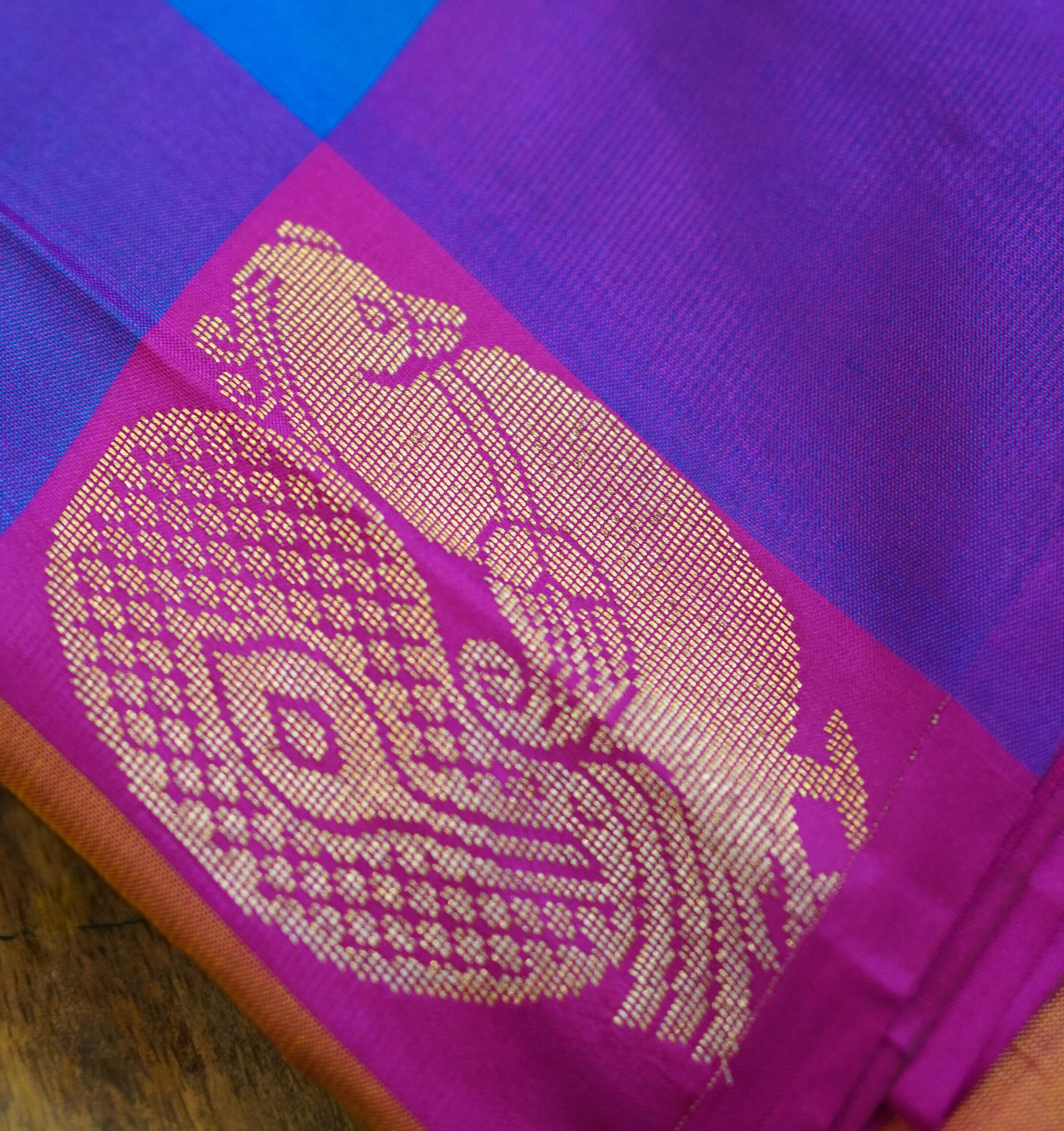 Madhavaram Saree – Madras Checks - Image 2