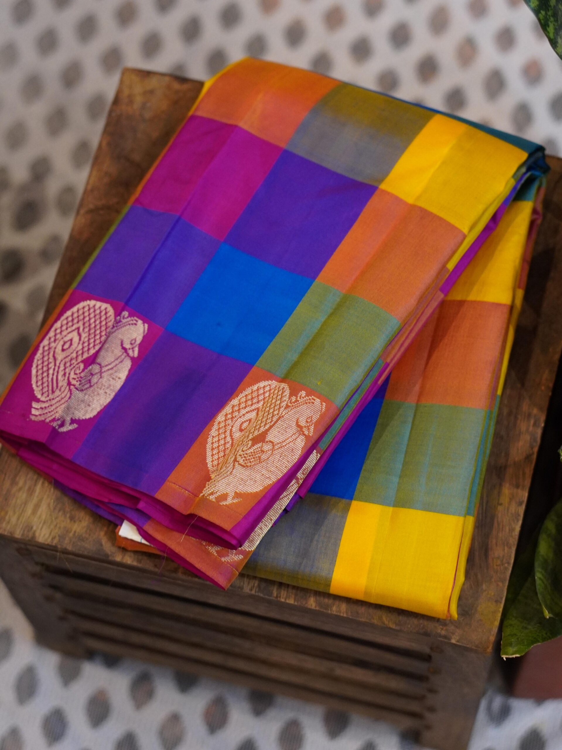 Madhavaram Saree – Madras Checks - Image 3