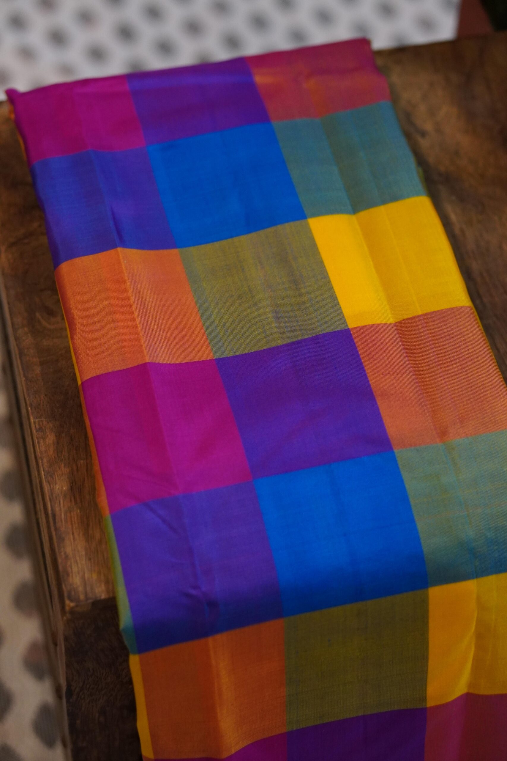 Madhavaram Saree – Madras Checks - Image 5