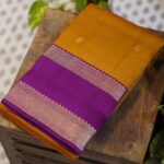 Kanjeevaram Saree – Honey/Purple