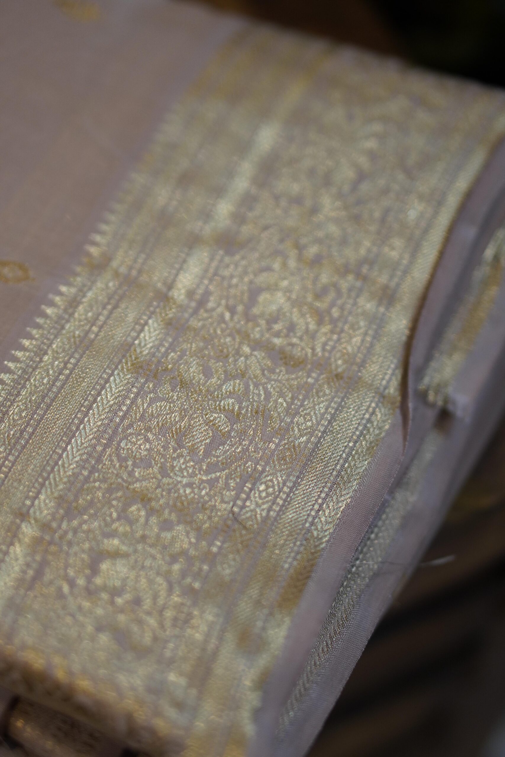 Kanjeevaram Saree – Silver - Image 2