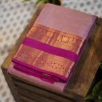 Kanjeevaram Saree – Onion Pink/Pink