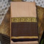 Kanjeevaram Saree – Cream/Brown