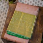 Kanjeevaram Saree – Light Orange/Green