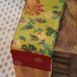 Pochampally Saree – Green/Red
