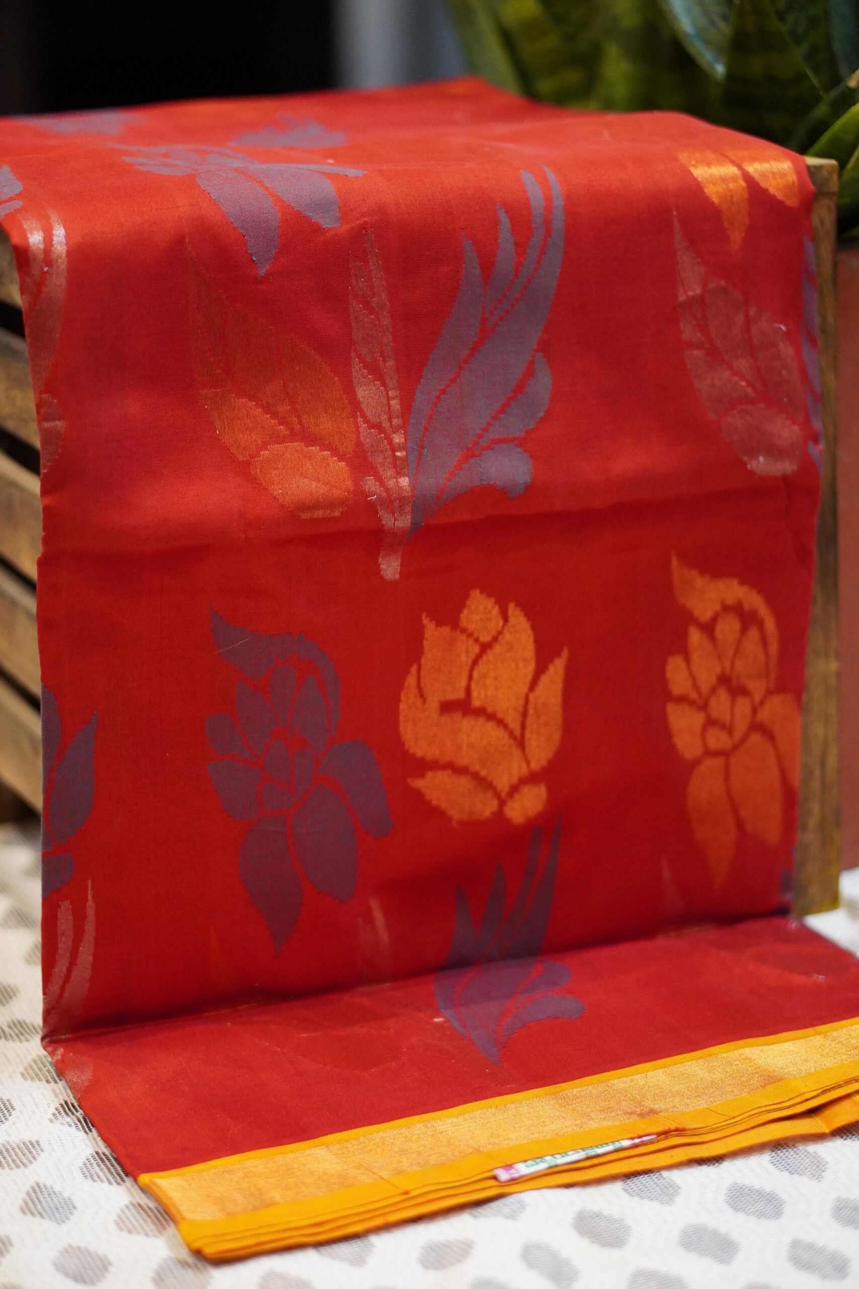 Madhavaram Saree – Red - Image 3