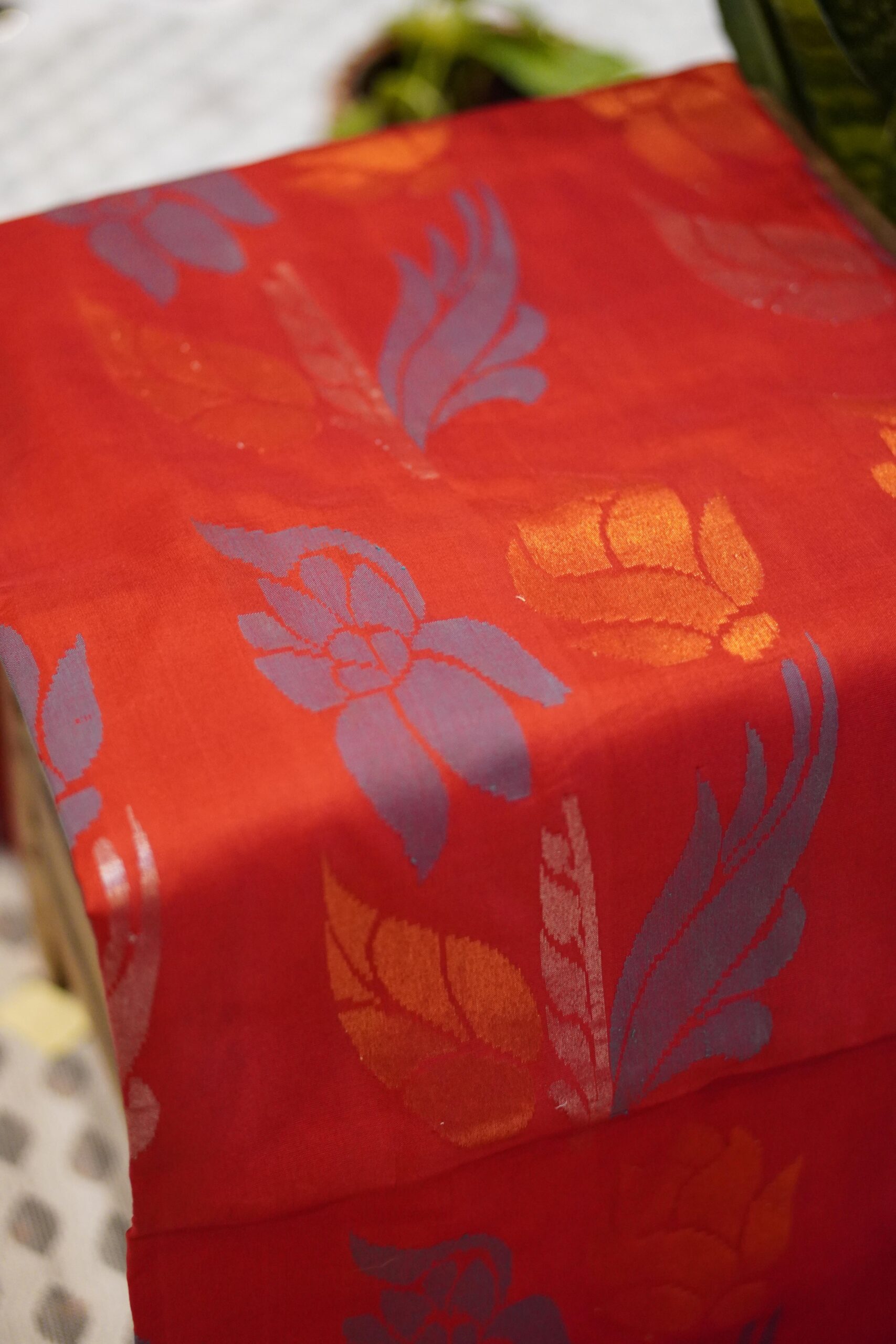 Madhavaram Saree – Red - Image 4