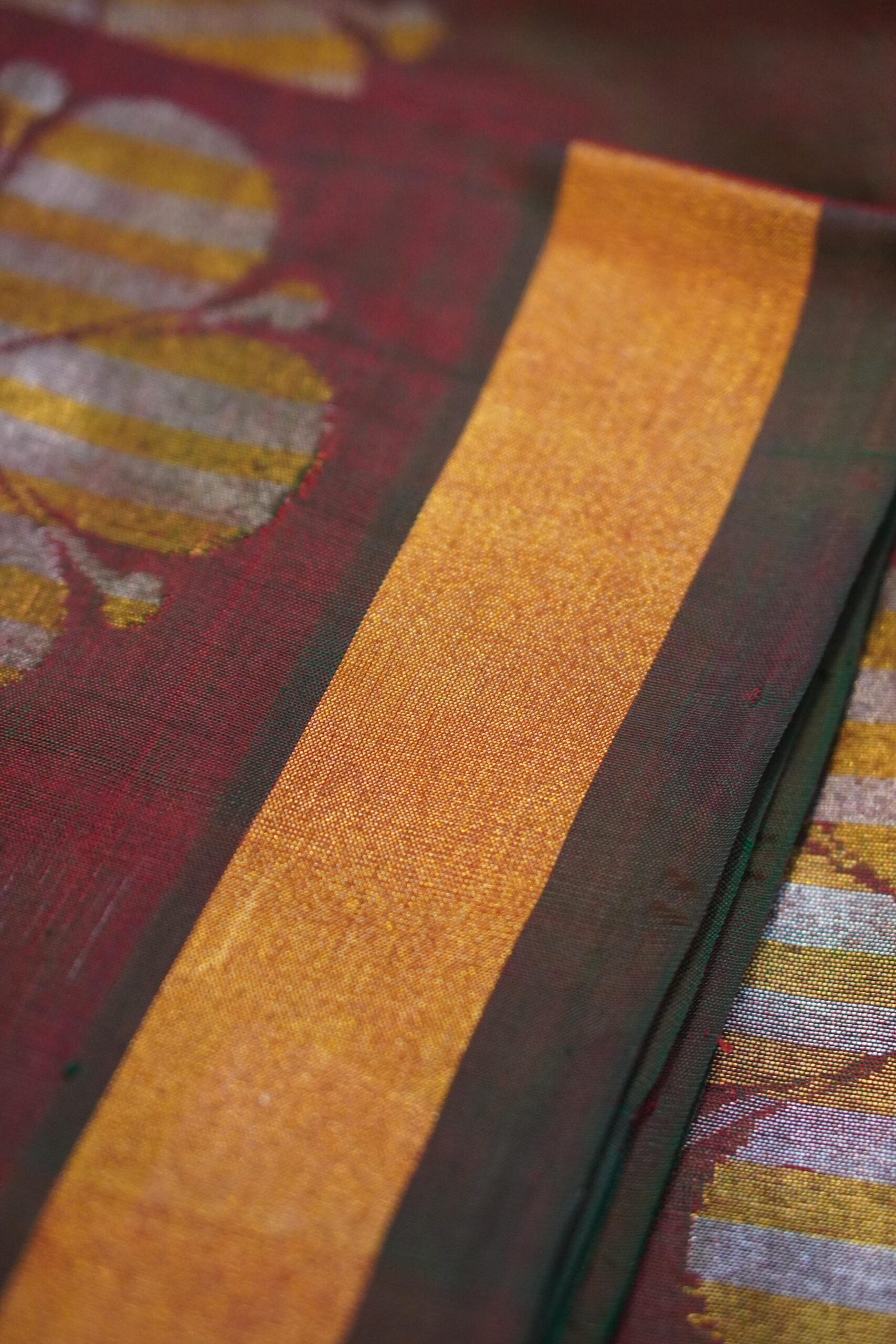 Madhavaram Saree – Green/Red - Image 3
