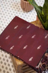 Madhavaram Saree – Rust/Brown