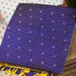 Madhavaram Saree – Blue/Methi Green