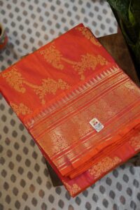 Venkatagiri Saree – Pink/Orange