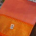Venkatagiri Saree – Peach/Orange